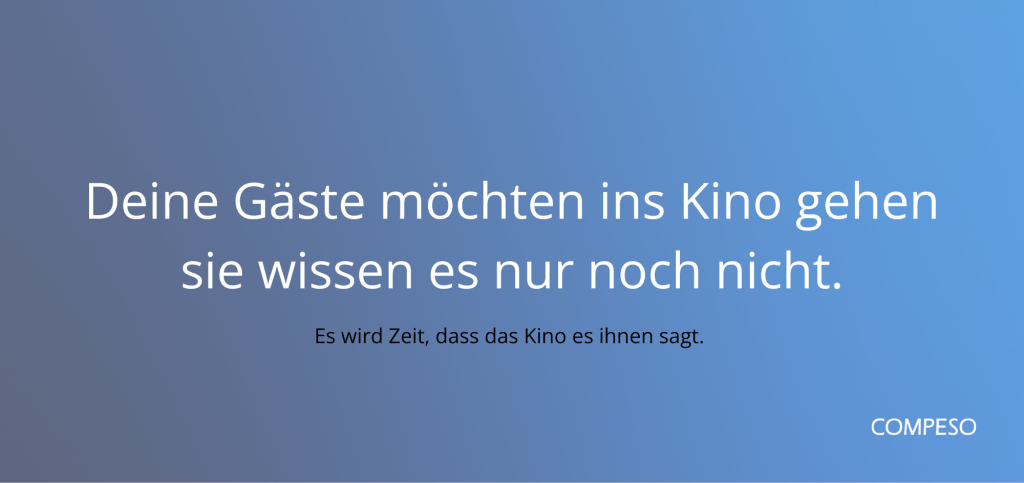 Deine Kundendaten im Kino für besseres Kinomarketing